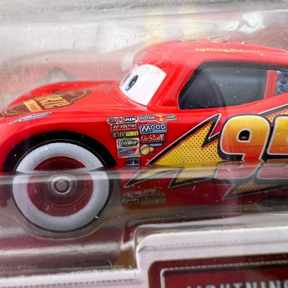 Disney Pixar Cars Lightning McQueen #35 Chase with Bumper Stickers NEW